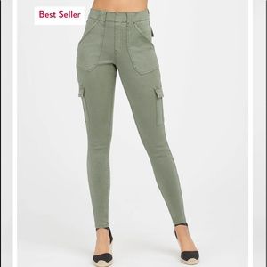 Spanx twill ankle cargo pant